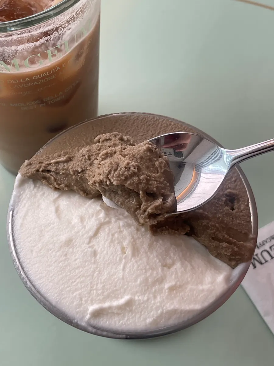 Chodang corn and pure milk gelato flavors