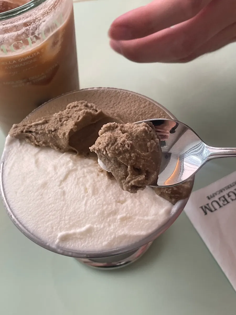 Hojicha and Andong Baekjinju rice gelato flavors