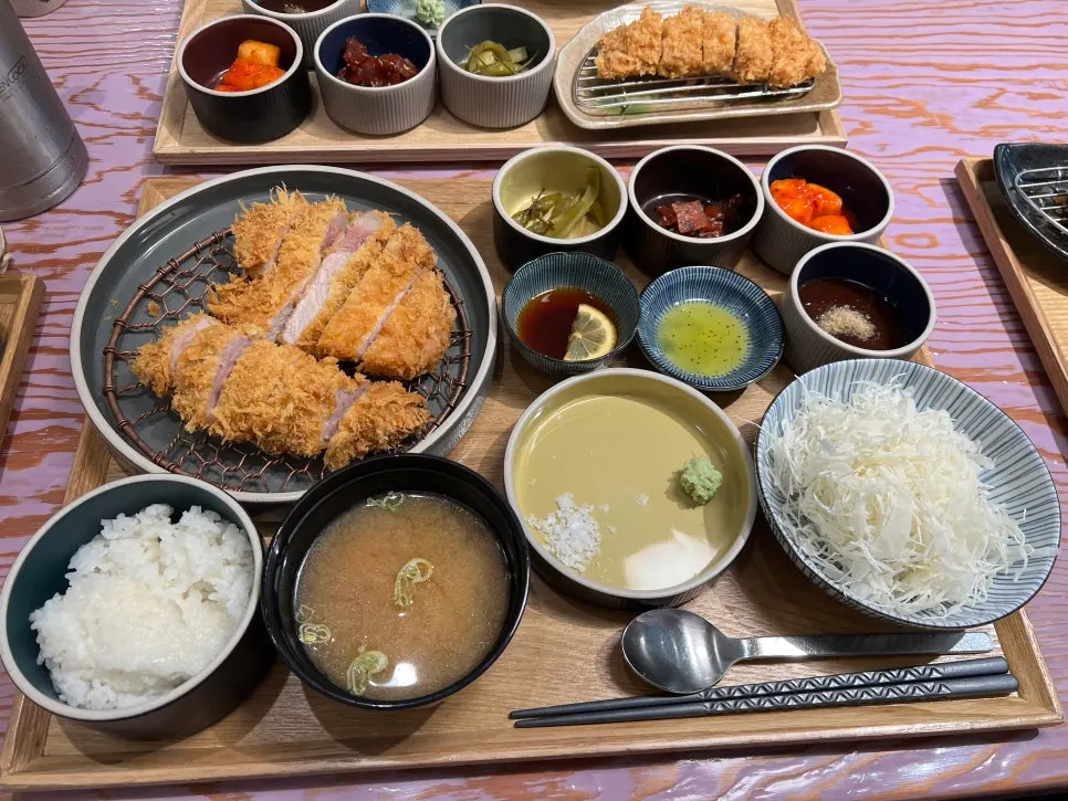 모밀세트 상차림