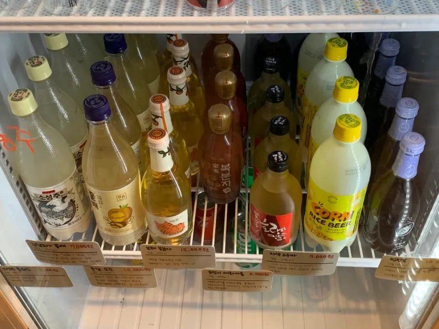 Self-service drinks fridge