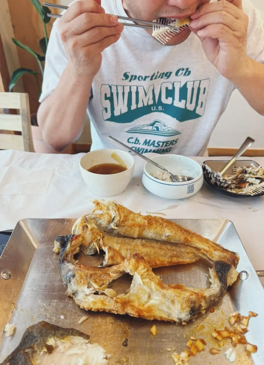 발라 먹는 대구목살 생선살