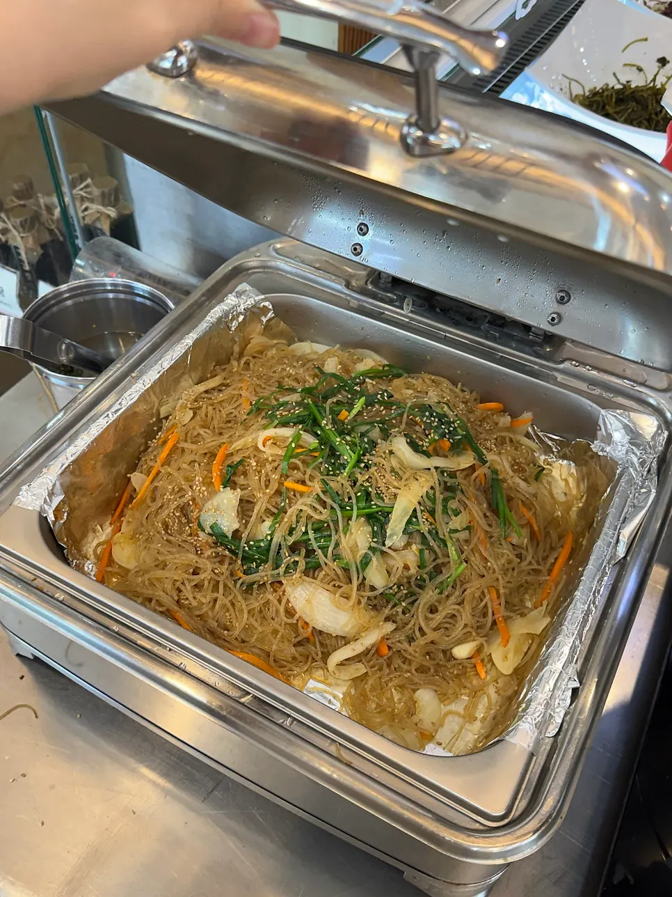 Close-up of side dishes