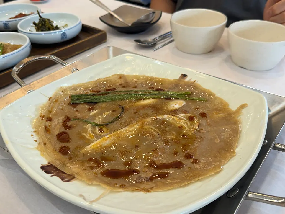 Side order of cabbage buckwheat pancake