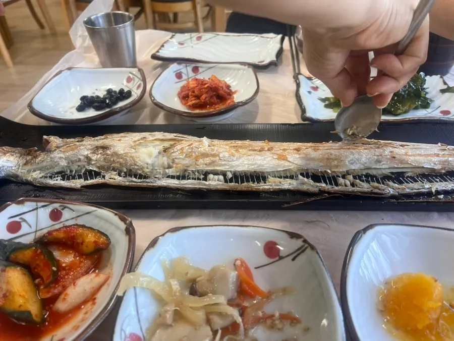 직접 손질해주신 통갈치구이