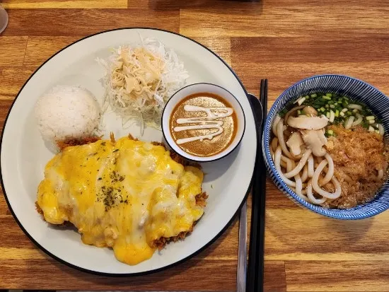 Cheese pork cutlet set