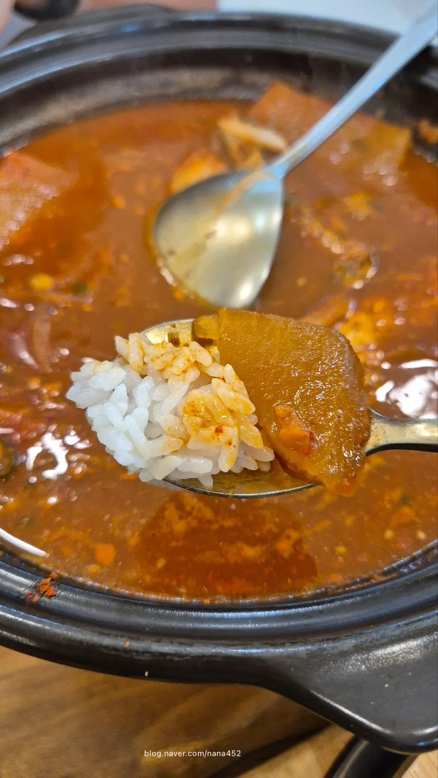 여행 막바지 식사 후 사진