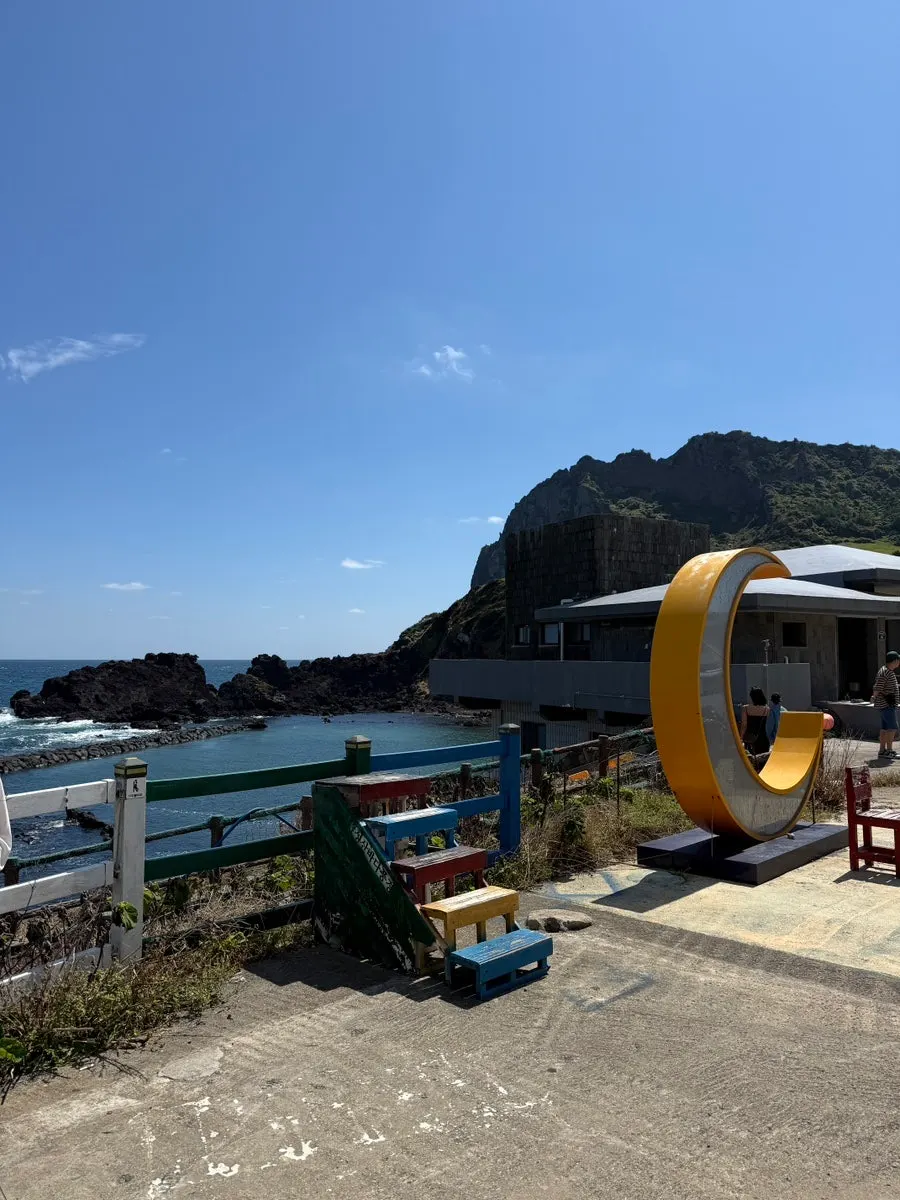 Jeju ocean scenery around Seongsan Bada Punggyeong