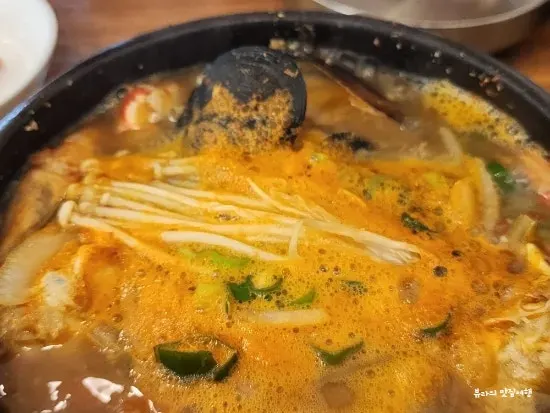 된장 베이스 전복해물뚝배기