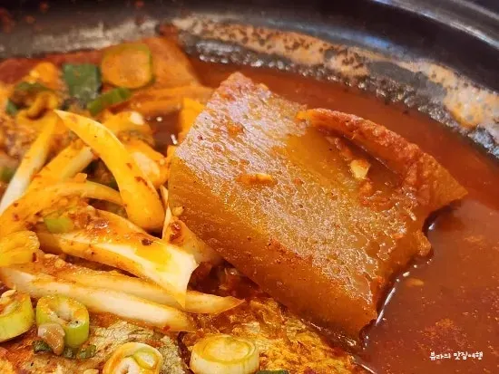 갈치조림 양념과 생선