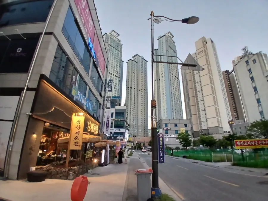 전주 신시가지 거리 모습