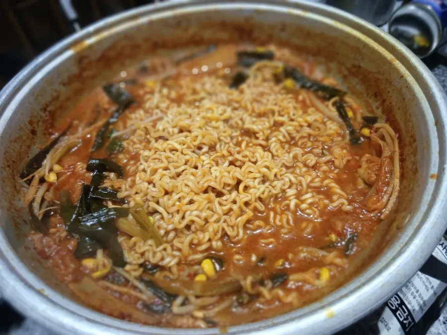 식사 마무리 상차림
