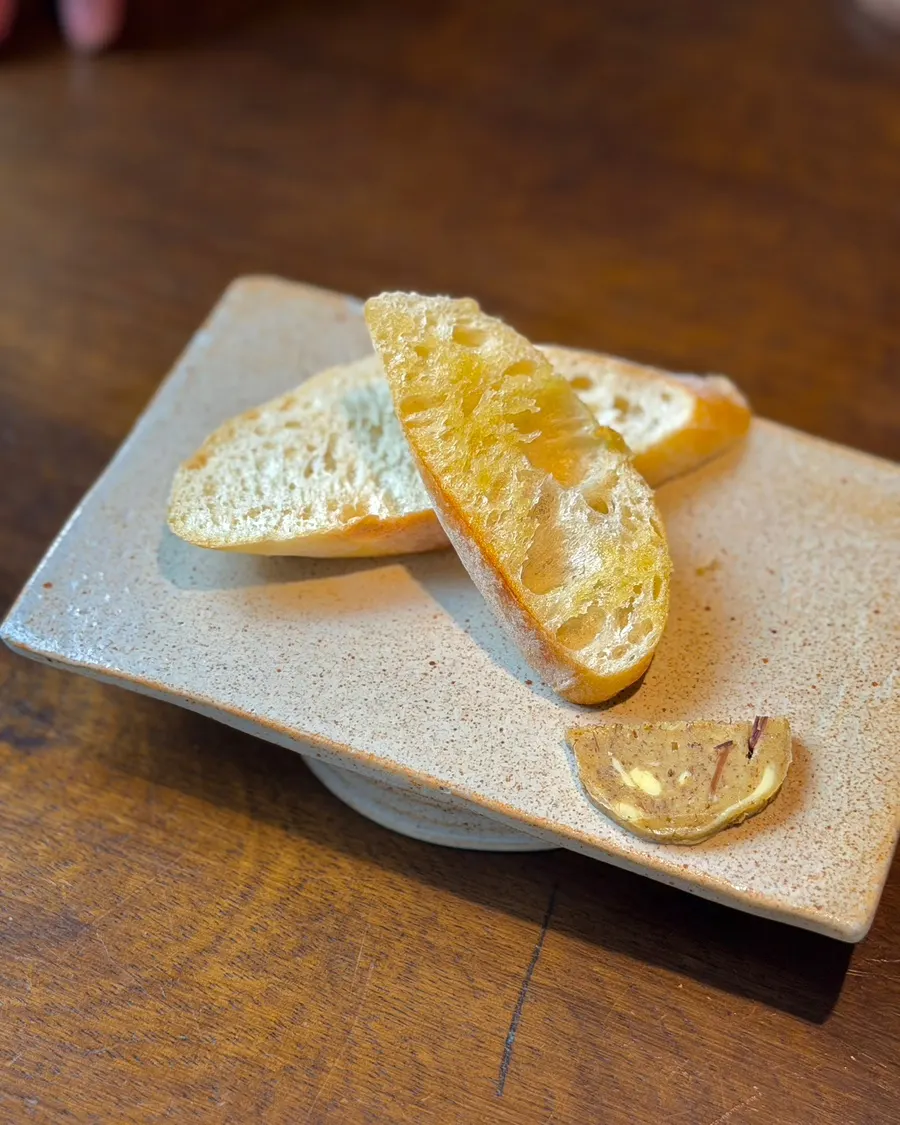 Baguette with bracken butter