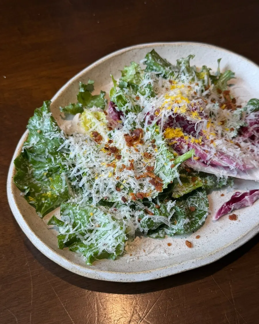Romaine Caesar salad