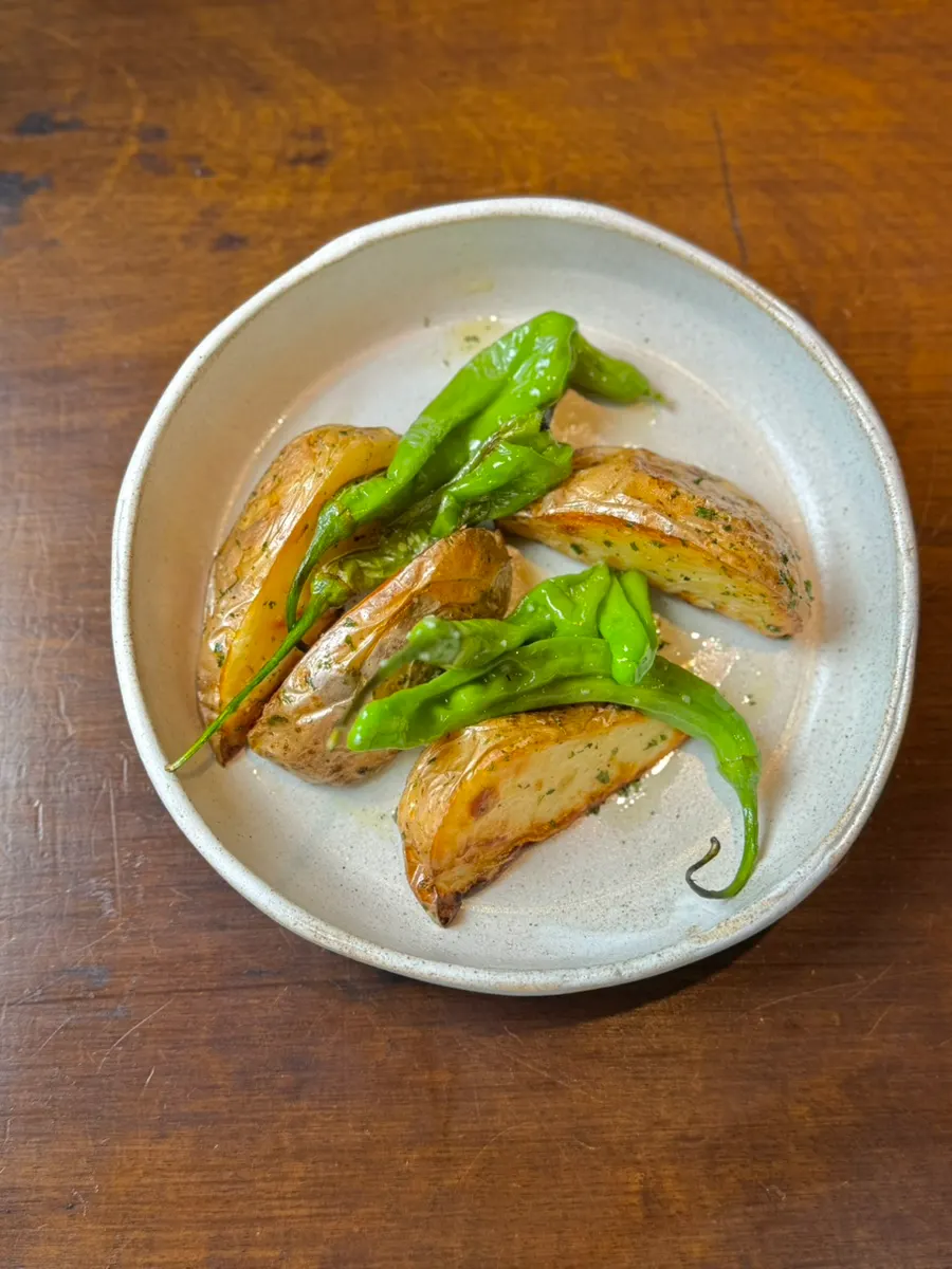 Jeju black pork tenderloin course dish