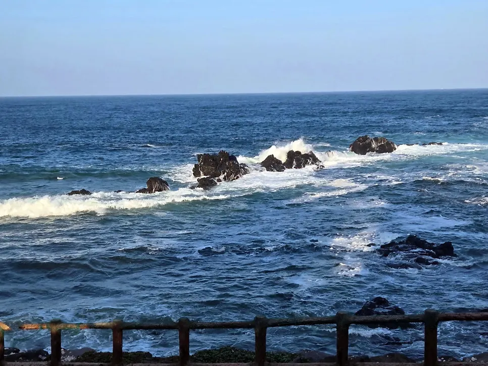 Seongsan Bada Punggyeong located in front of the Seongsan sea