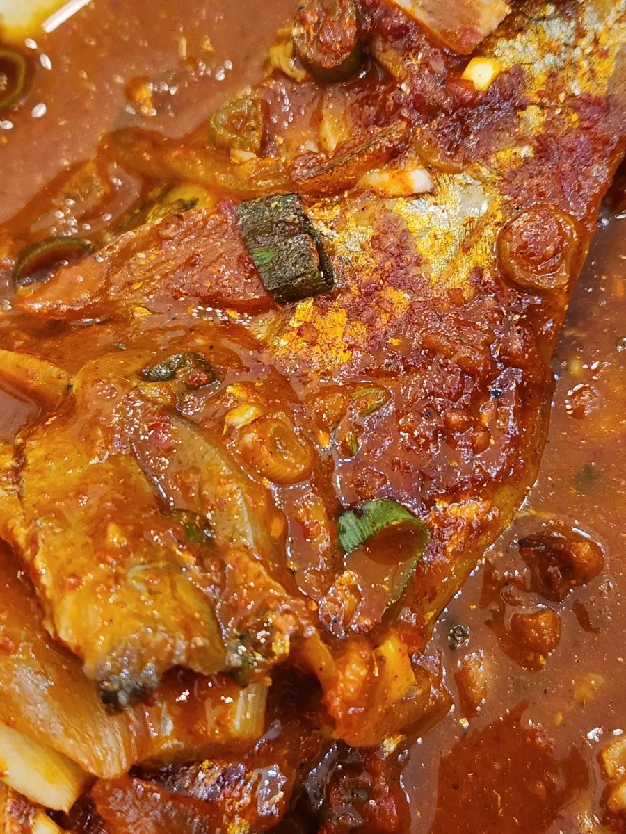갈치조림 갈치 토막 클로즈업