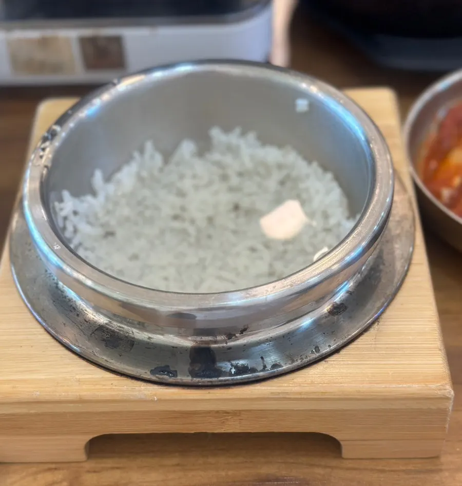 Generous meal spread