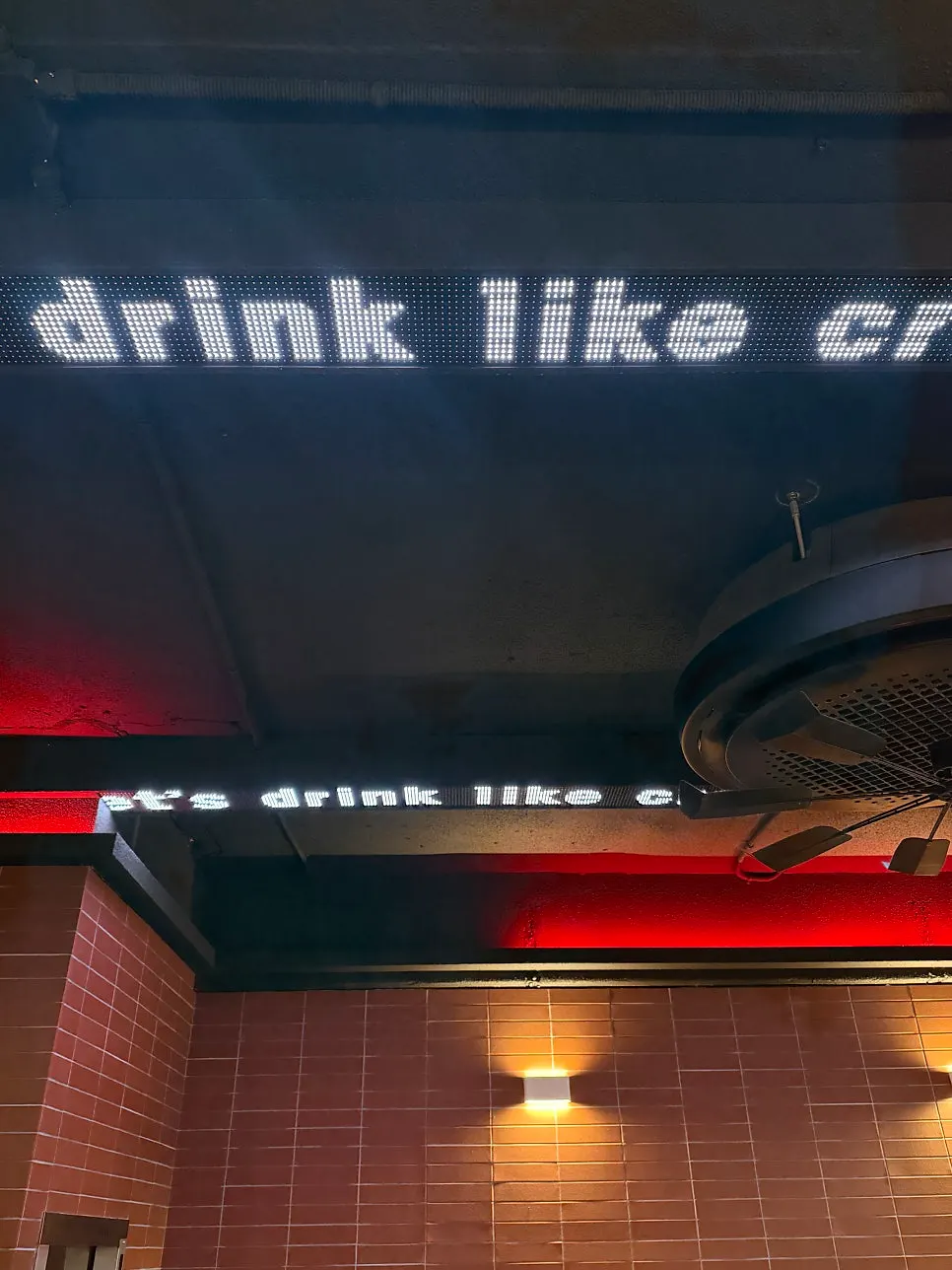 A table suited to having beer with friends