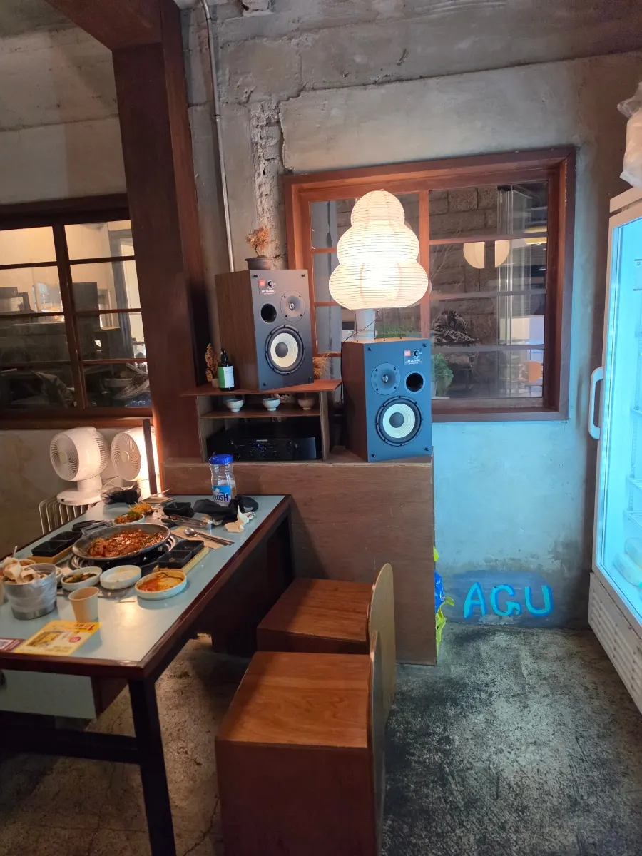 Tables and walkways at Seongsu AGU