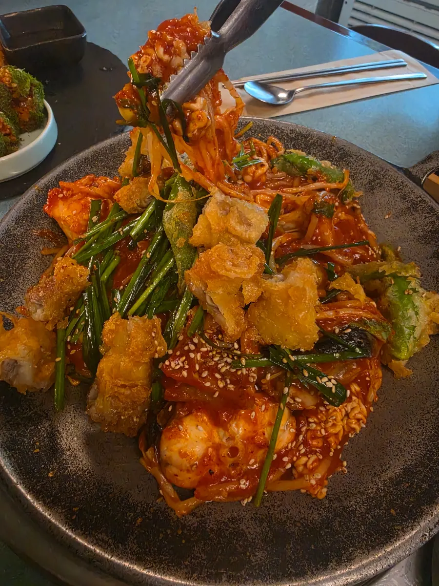 Agu-jjim meal at Seongsu AGU