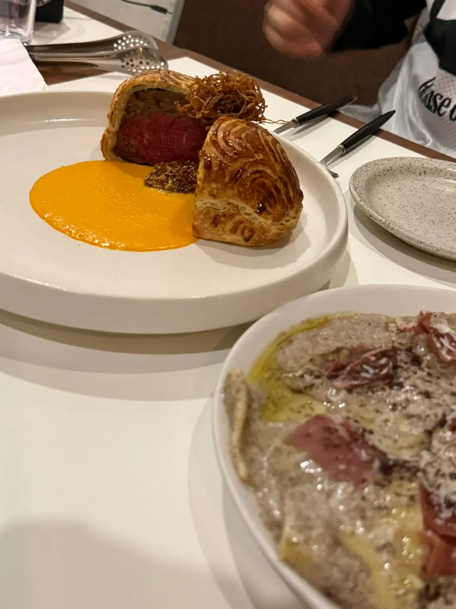 Beef Wellington pre-ordered via Naver Reservation