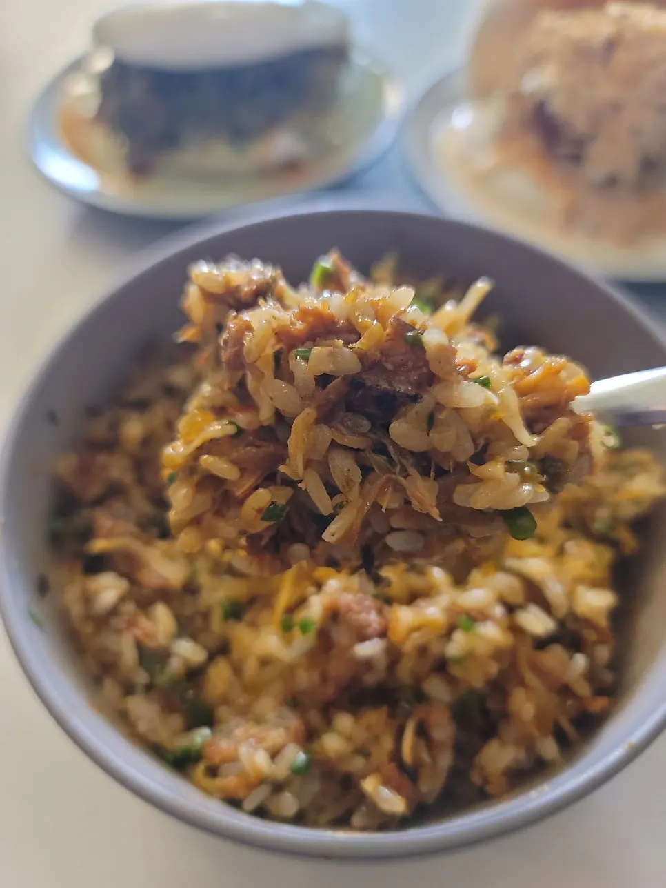 A bowl of braised pork rice