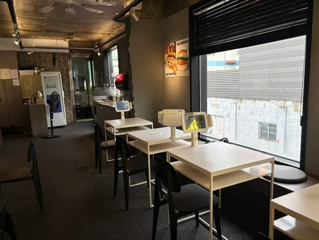 Interior view for checking waiting and orders