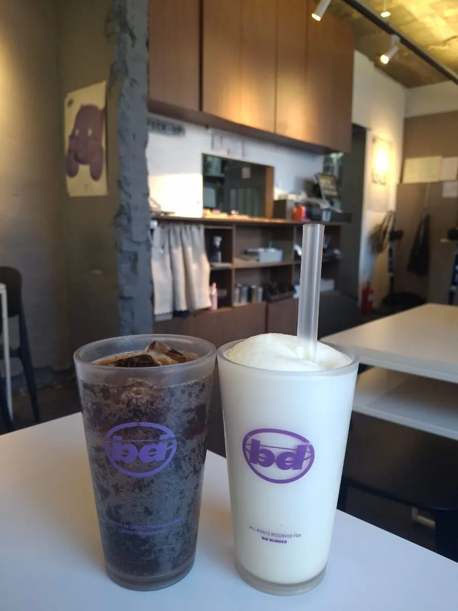 Milkshake at bd Burger Seongsu