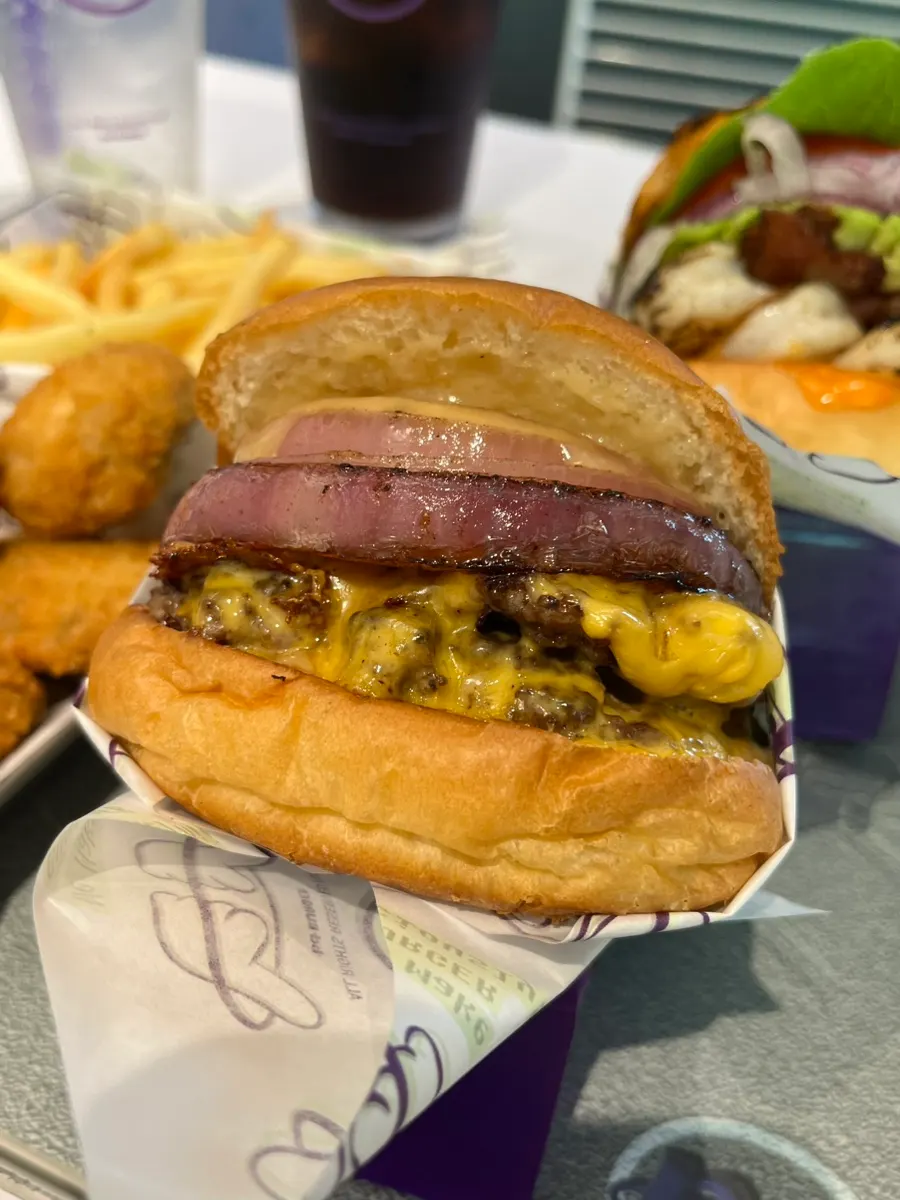 Double Cheese Burger with two patties