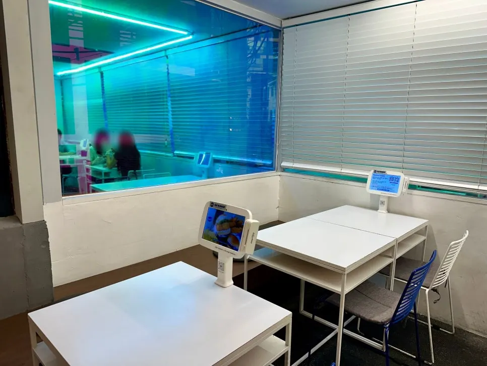Bright and clean restaurant interior