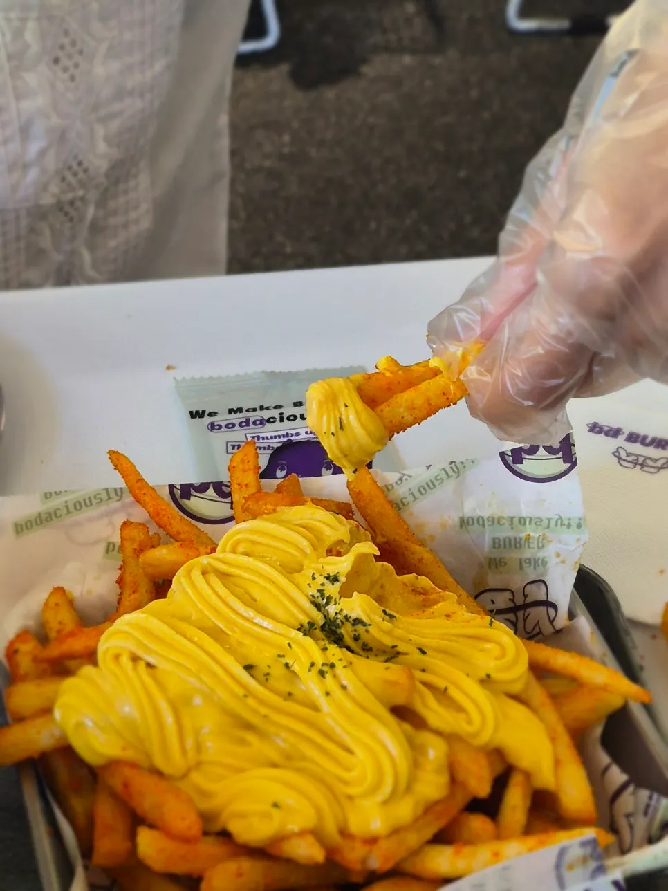 Fries served as part of a set