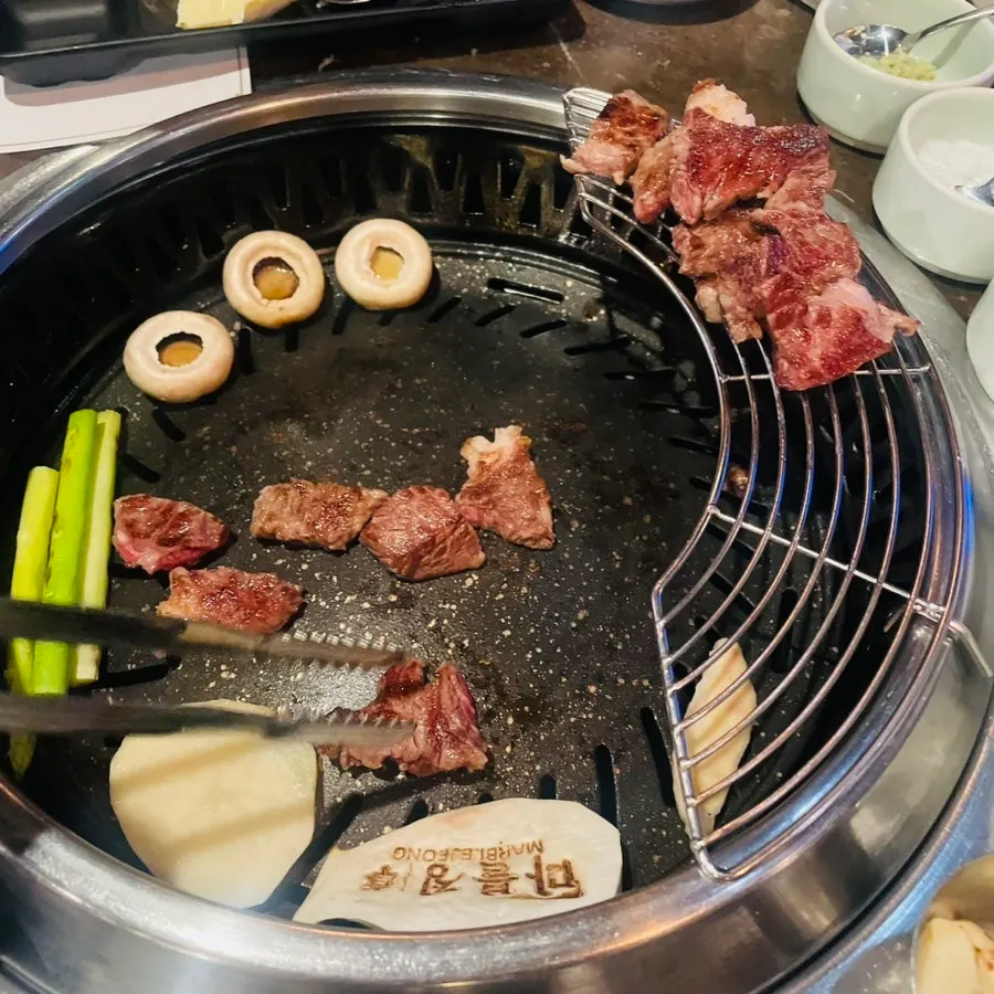 Korean beef cuts cooked medium