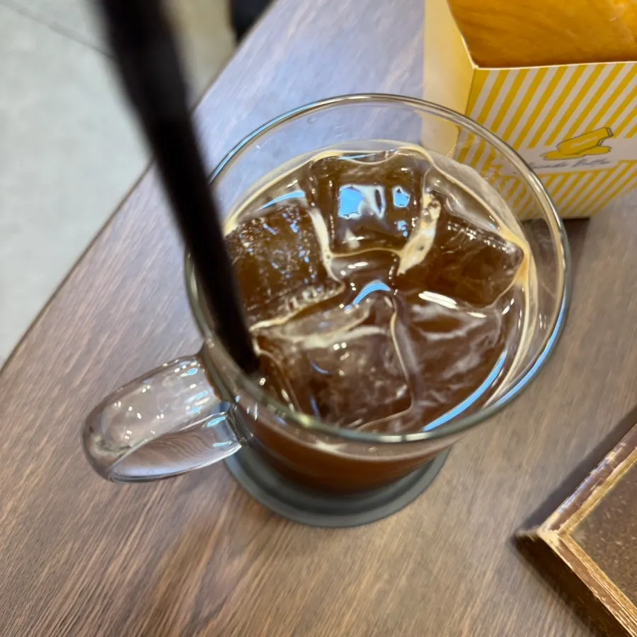 Bocados with an Americano