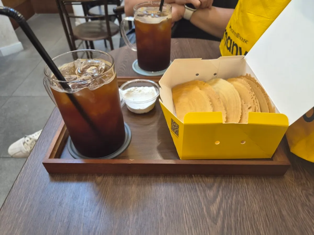 보카도 10피스와 아이스아메리카노 커플세트 구성