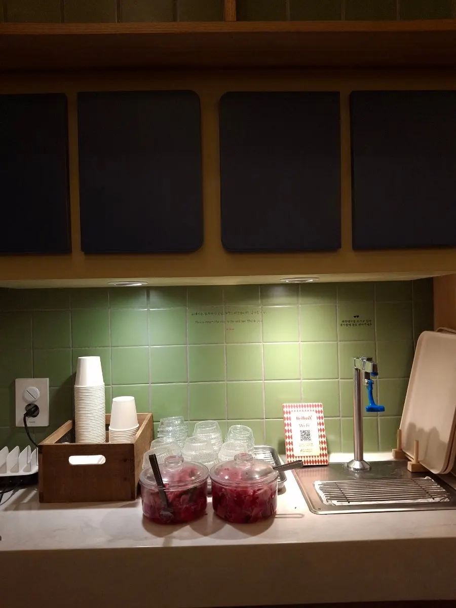 Atmosphere inside the restaurant