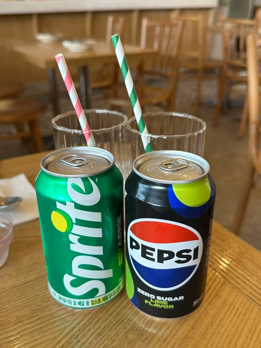 세트에 포함된 탄산음료