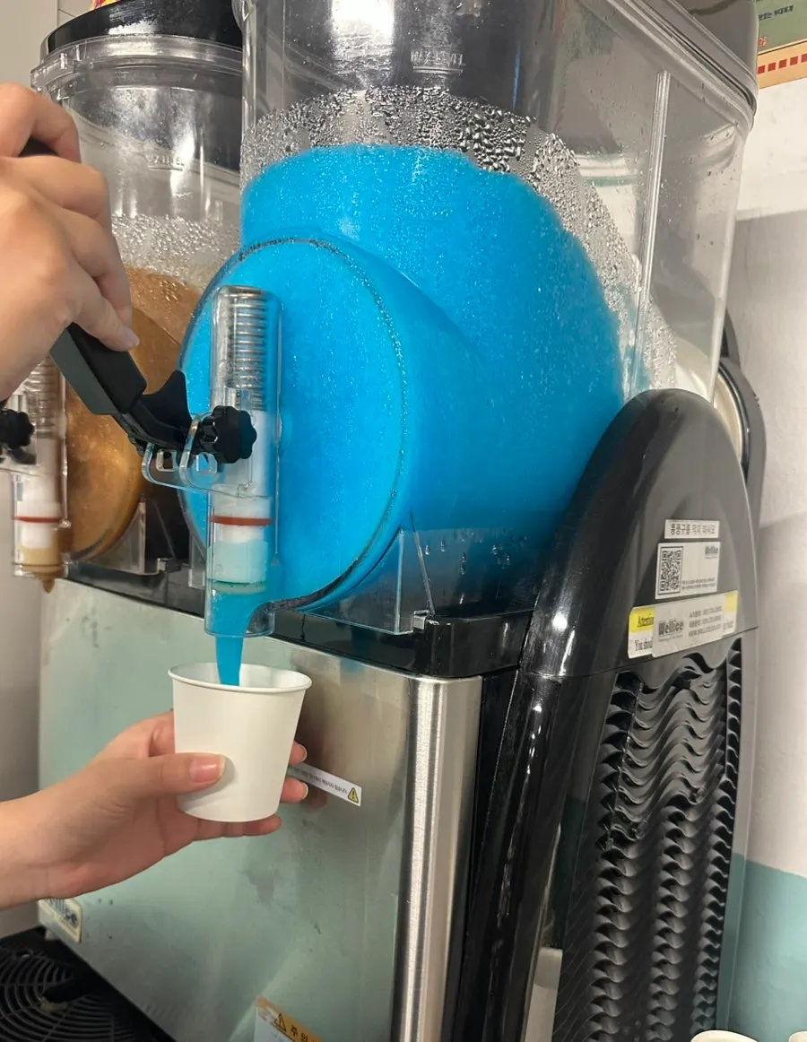 食後に飲んだスラッシーマシン