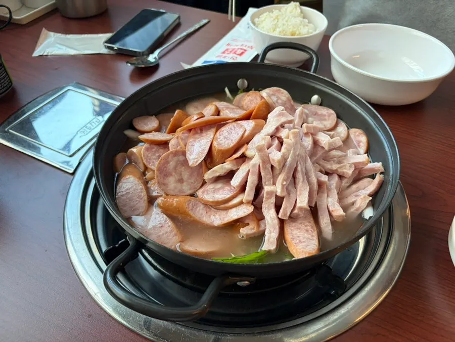 Alcohol menu that pairs with budae jjigae