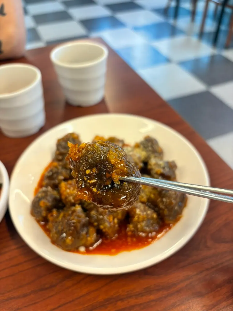 Crispy fried sundae side dish
