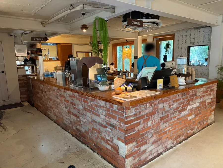 Wood-tone interior of 5to7 Seongsu Main Branch