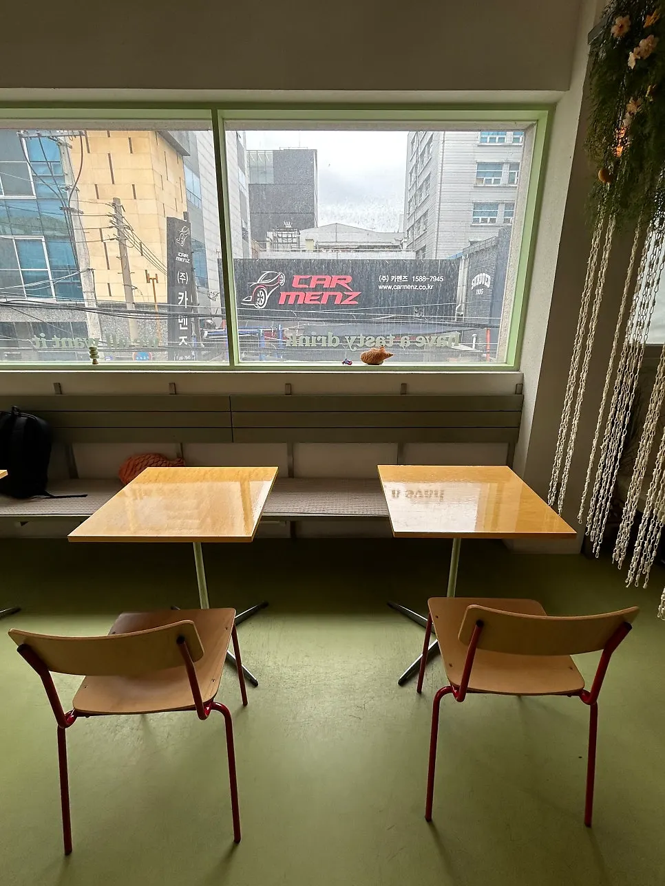 Various types of café seating at Childish