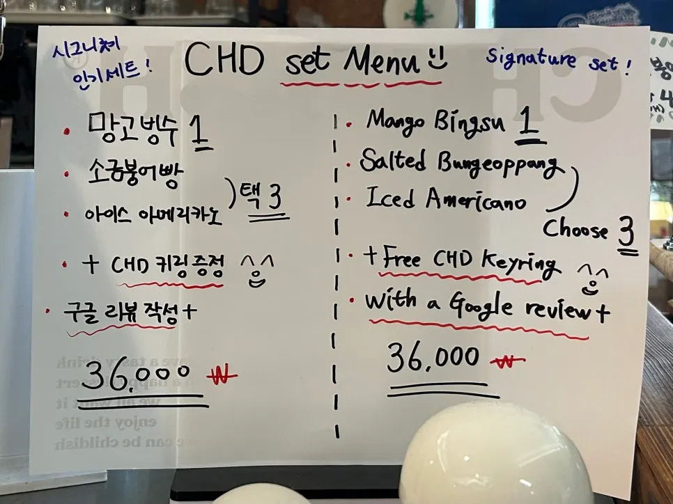 Set menu information at Childish