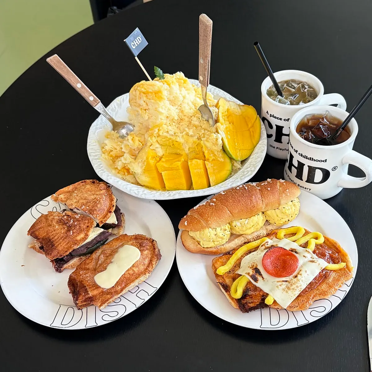 Signature salted taiyaki dessert at Childish in Seongsu