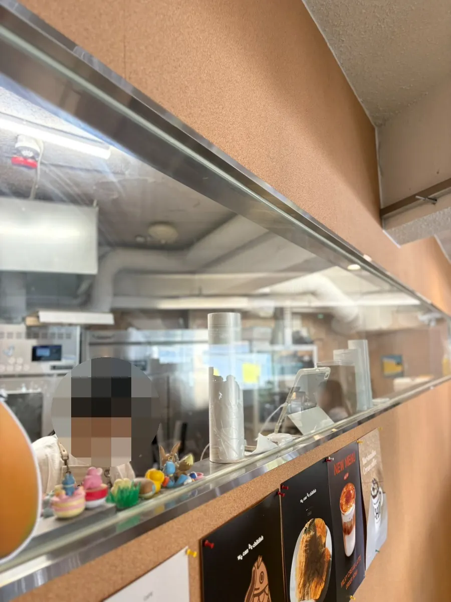 Kitchen at the back where salted bread is baked