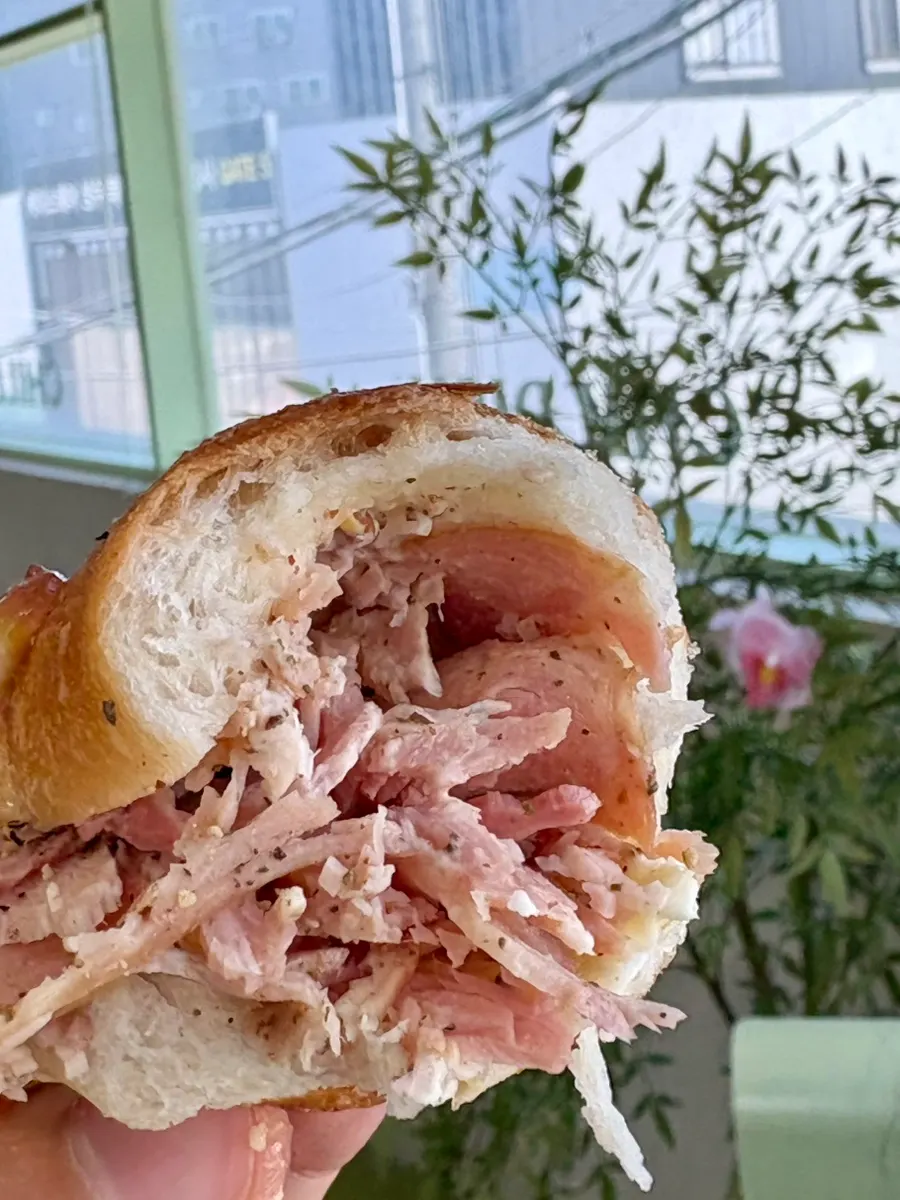 Jambon-beurre salted bread packed with ham