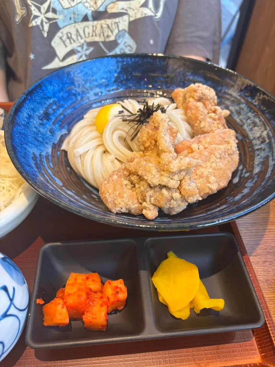 A bowl of bukkake udon at Kosi Seongsu Branch