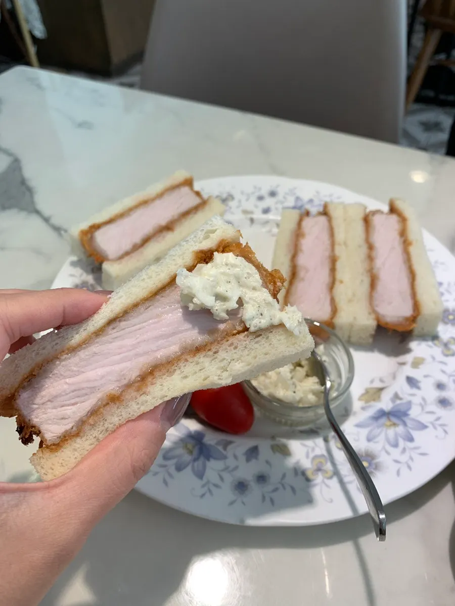 House-made sauce served with the katsu sando
