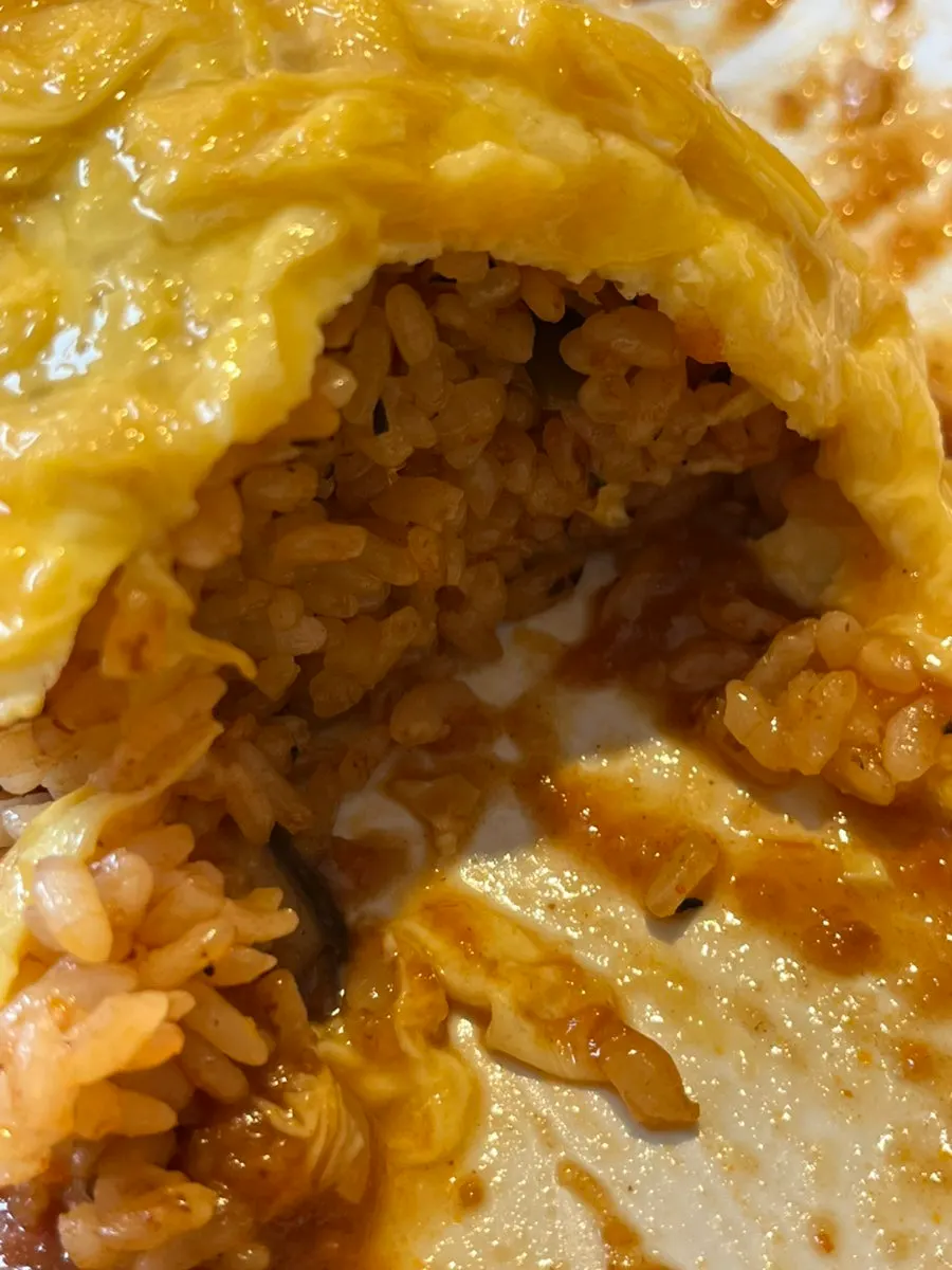 Darak Omelet Rice with soft egg