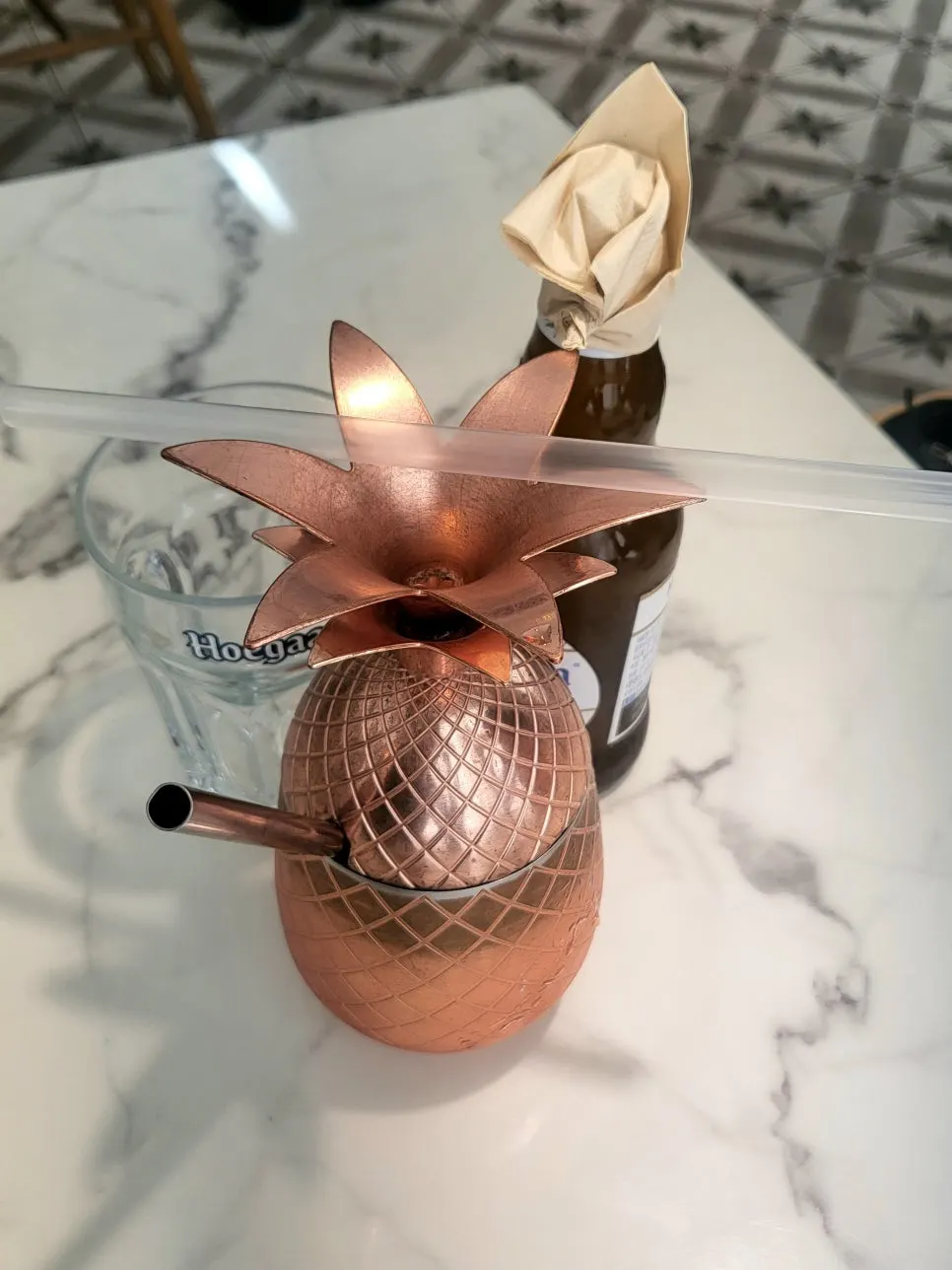 Darak Ade Pineapple served in a pineapple cup