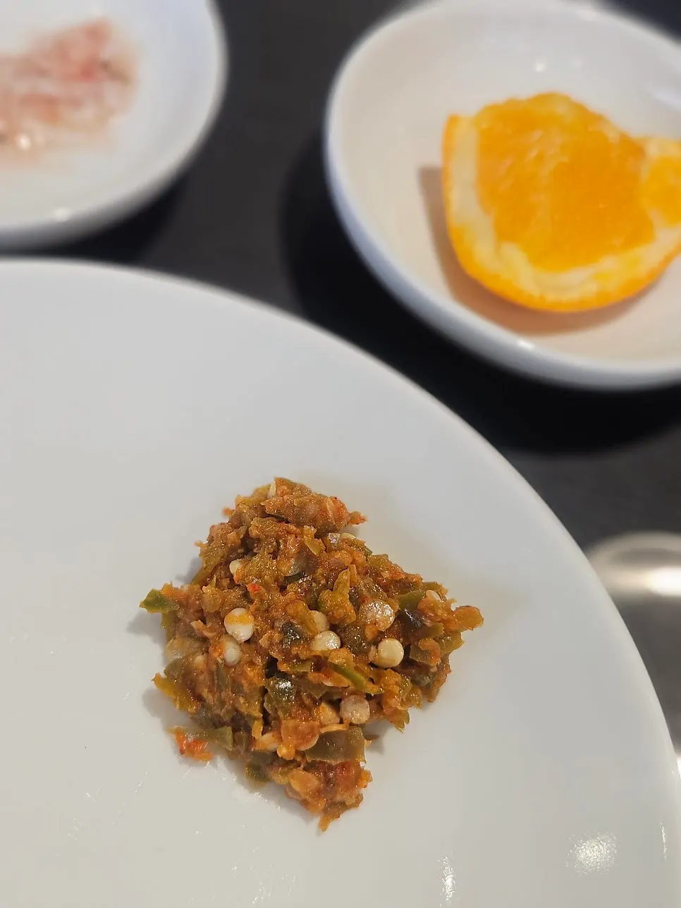 Cheongyang chili pickle and herring roe radish side dishes